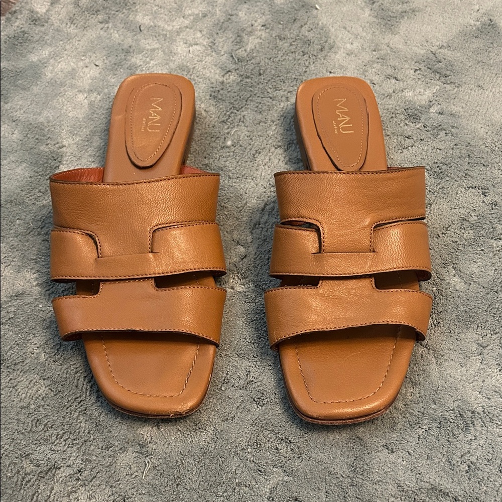 Manu Atelier Leather Sandals